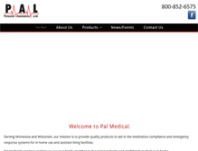 Tablet Screenshot of palmedicalsystems.com
